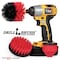 Drill Brush Power Scrubber By Useful Products 5 in W 5 in L Brush, Red R-S-4CO-QC-DB - alternate 3
